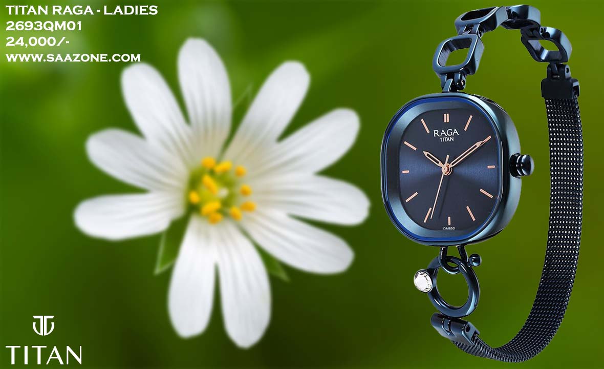 Titan Raga Delight Blue Dial For Ladies 2693QM01