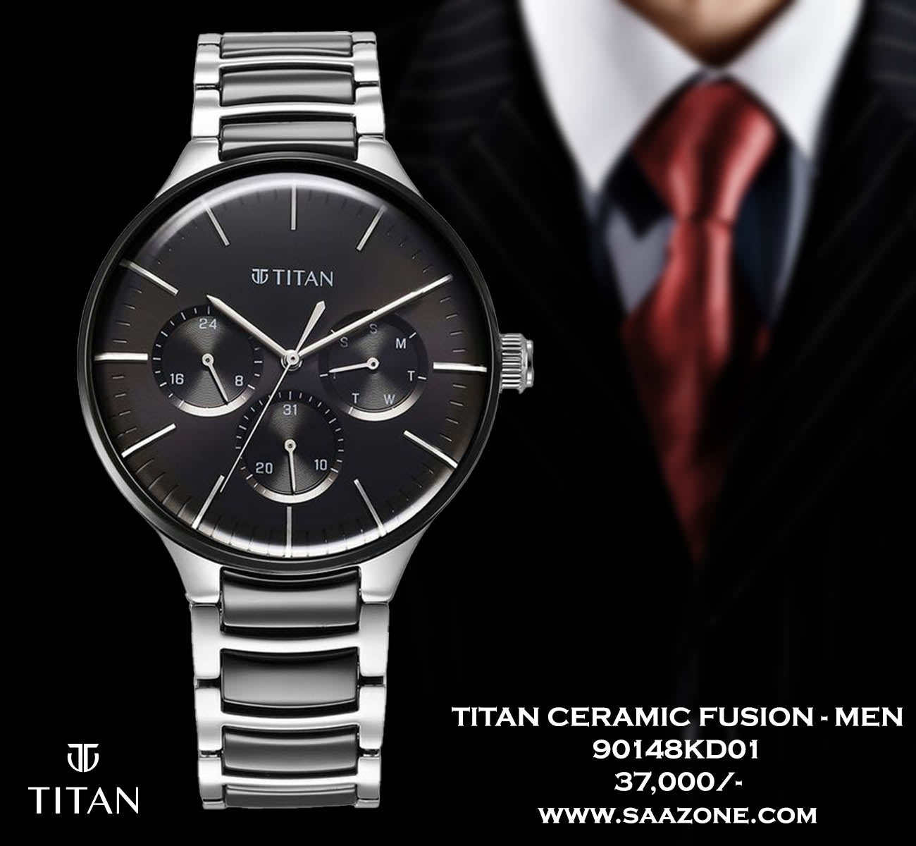 Titan Ceramic Fusion for Men 90148KD01